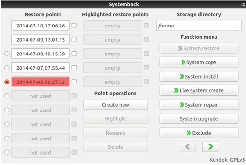 systemback