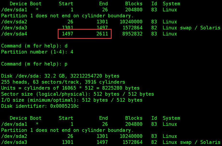 fdisk-d