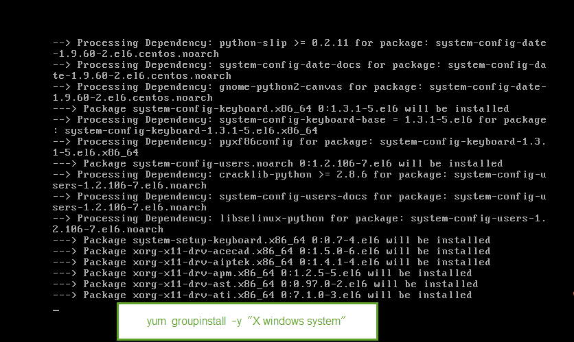 6.yum-xwindowsysteming