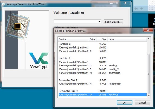 用 VeraCrypt 加密闪存盘