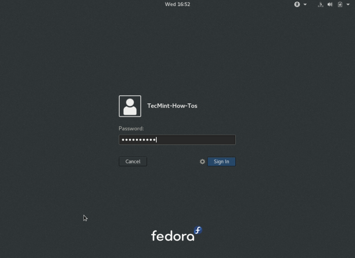 Fedora 25 Workstation 安装指南