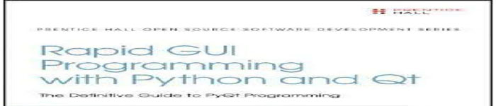 《Rapid GUI Programming with Python and Qt》pdf电子书免费下载