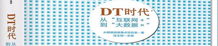 《DT时代_从“互联网_”到“大数据×》pdf电子书免费下载