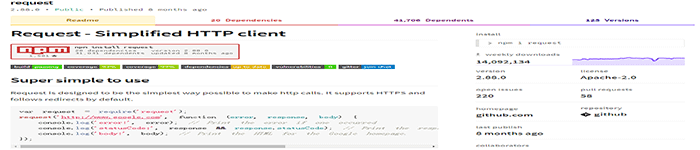 Node.js 最早 npm 包 request 将被废弃