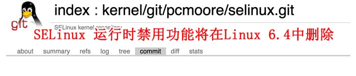 SELinux 运行时禁用功能将在Linux 6.4中删除